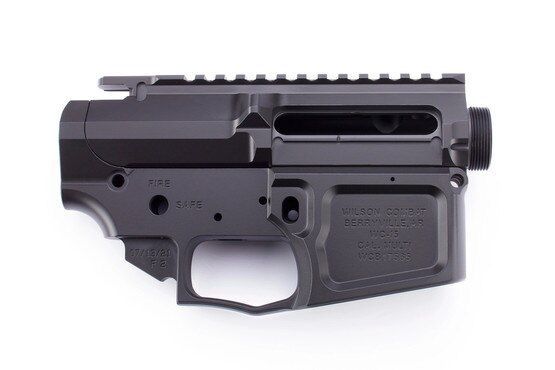 Wilson Combat AR-15 Billet Upper/Lower Receiver Set with black Armor Tuff finish